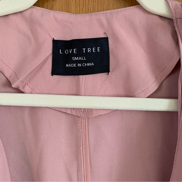 LOVE TREE Trench Coat Style Jacket - Picture 5 of 10